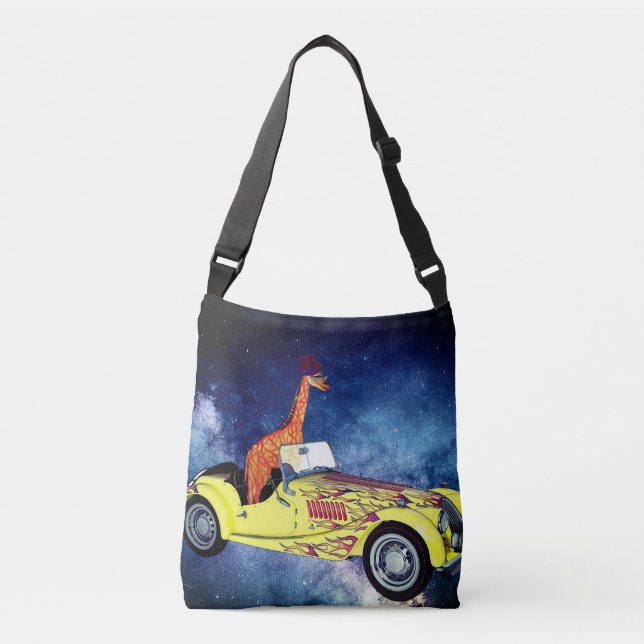 Giraffe in Space Tote Bag (Front)