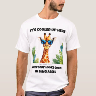 Giraffe in Sunglasses Tee - Climate Humor