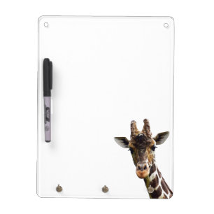 Giraffe in the Corner Dry Erase Board