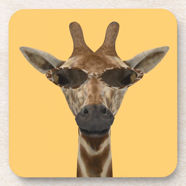 Giraffe Incognito Beverage Coaster (Front)