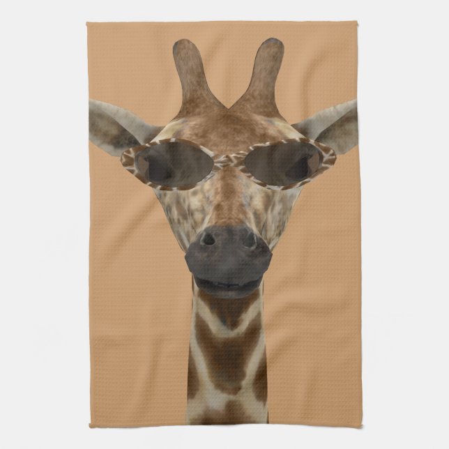 Giraffe Incognito Kitchen Towel (Vertical)