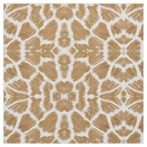 Giraffe Inspired Cotton Fabric