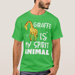 giraffe Is My Spirit Animal gift T-Shirt