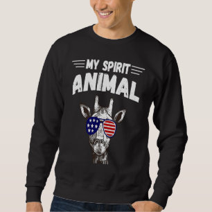 Giraffe Is My Spirit Animal Giraffe  Dress Giraffe Sweatshirt