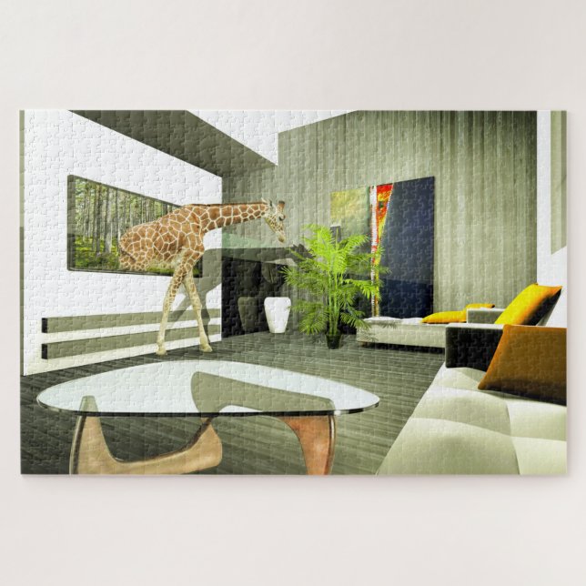 Giraffe Jigsaw Puzzle (Horizontal)