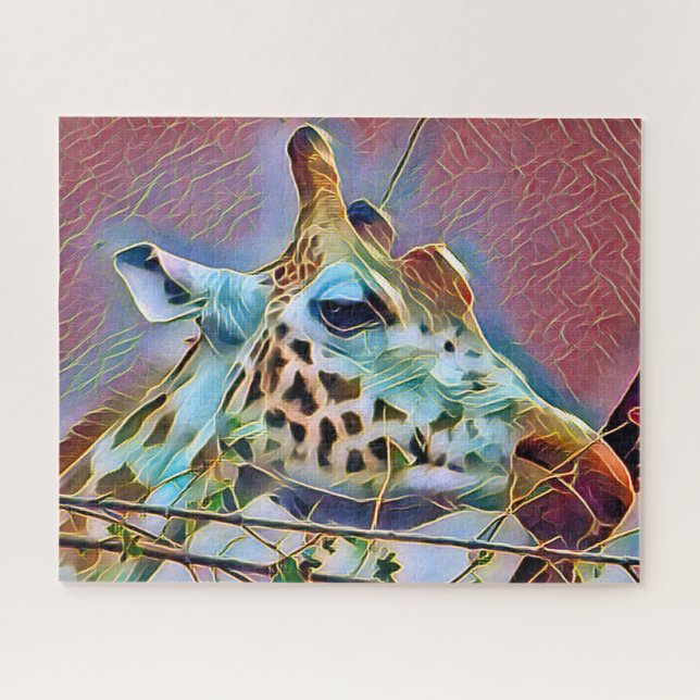 GIRAFFE  JIGSAW PUZZLE (Horizontal)