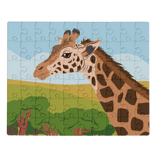 Giraffe Jigsaw Puzzle (Puzzle Horizontal)