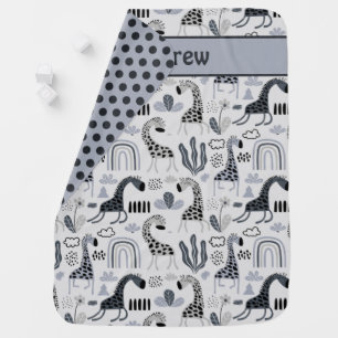 Giraffe Jungle Baby Blanket