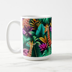 Giraffe Jungle Dreams Seamless Surface Pattern Coffee Mug