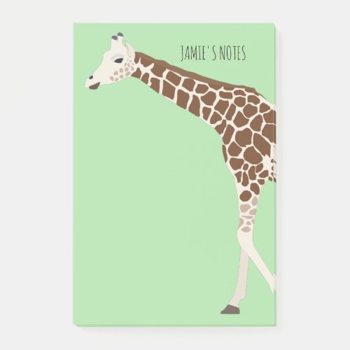 Giraffe Jungle Safari Animal Post_it Notes