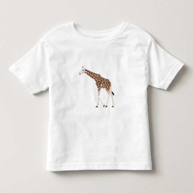 Giraffe Jungle Safari Animal  Toddler T-shirt (Front)
