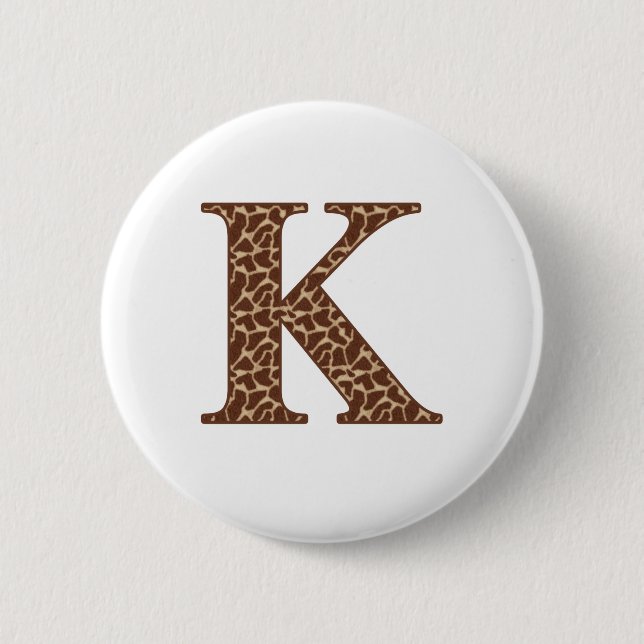 Giraffe K Button (Front)