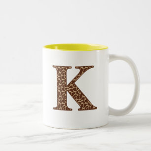 Giraffe K Two-Tone Coffee Mug