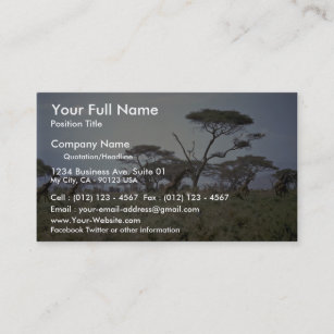Kenya Business Cards | Zazzle