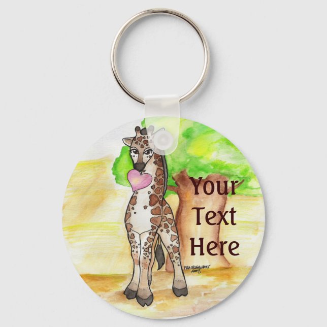 Giraffe Keychain (Front)