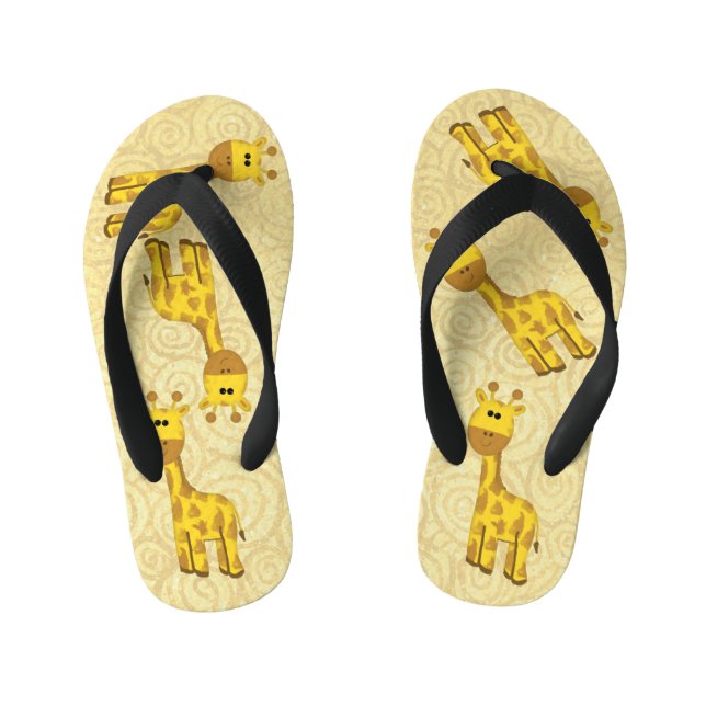 Giraffe Kids Flip Flops (Footbed)