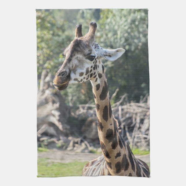 Giraffe Kitchen Towel (Vertical)