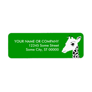 giraffe label