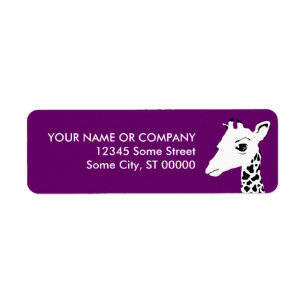 giraffe label