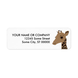 giraffe label
