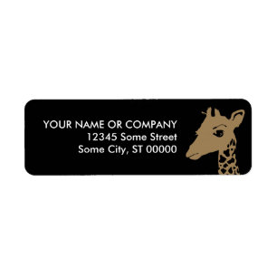 giraffe label