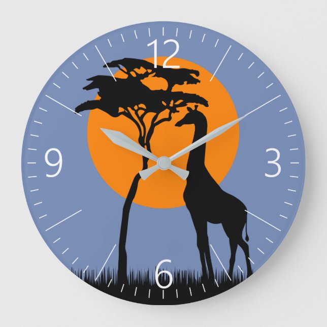 giraffe large clock (Front)