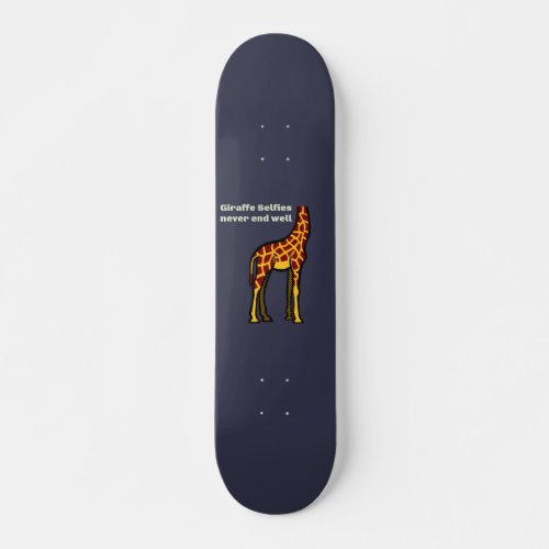 Giraffe Laughs Skateboard