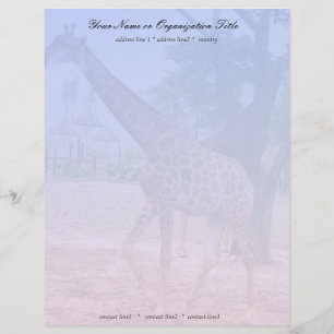 giraffe letterhead