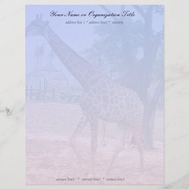 giraffe letterhead (Front)