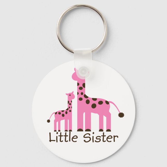 Giraffe Little Sister Keychain (Front)