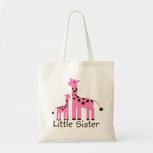 Giraffe Little Sister Tote Bag (Front)
