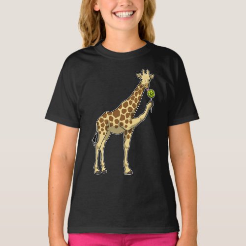 Giraffe Lollipop T_Shirt