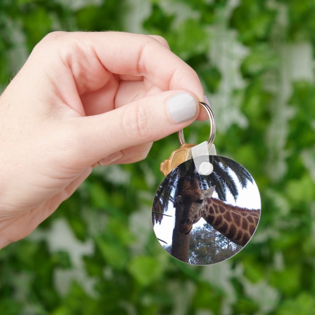 Giraffe Lookout, Keyring (Hand)