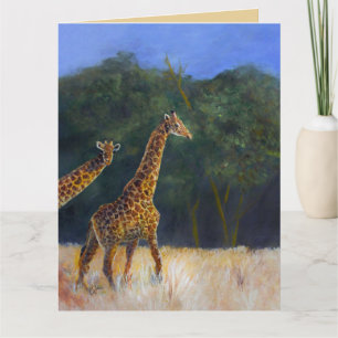 Giraffe Love Card