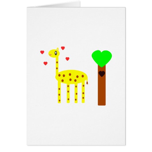 Giraffe Love Cards (Front)