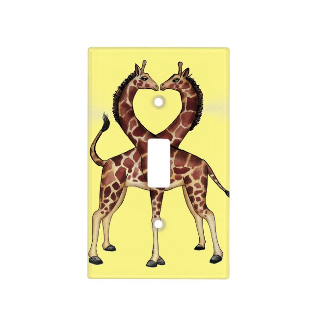 Giraffe Love light switch cover (Front)