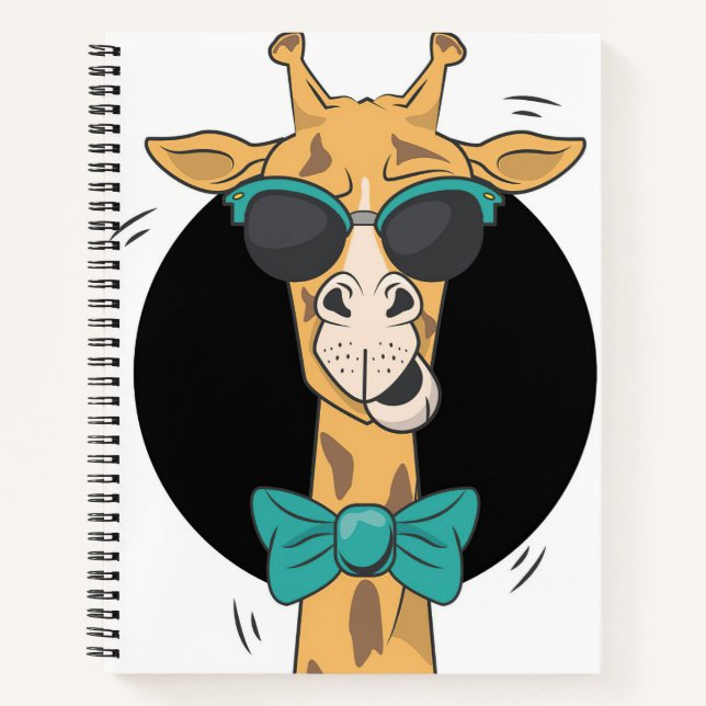 Giraffe Lover Giraffe In My Heart Notebook (Front)