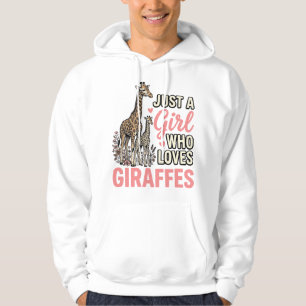 Giraffe Lover Girl Vintage Engraving Shirt Design_