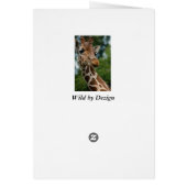Giraffe Lovers Art Gifts Cards (Back)