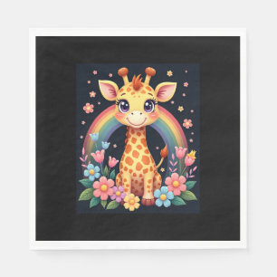 Giraffe Lovers T-Shirt Napkins