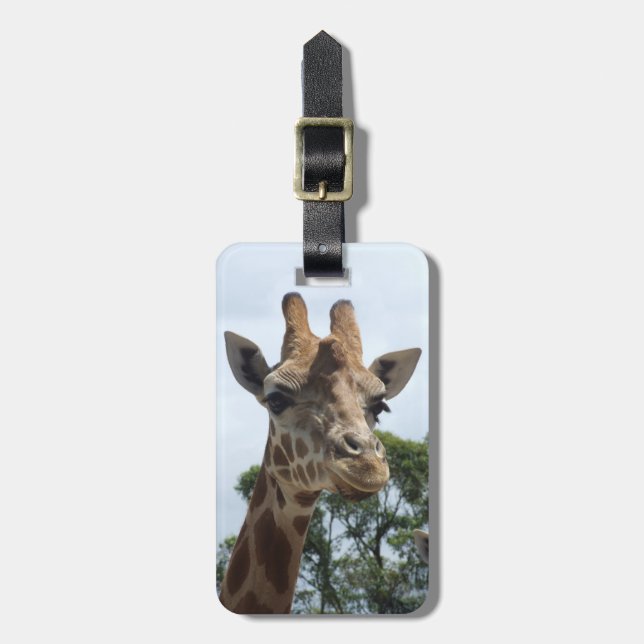 Giraffe Luggage Tag (Front Vertical)