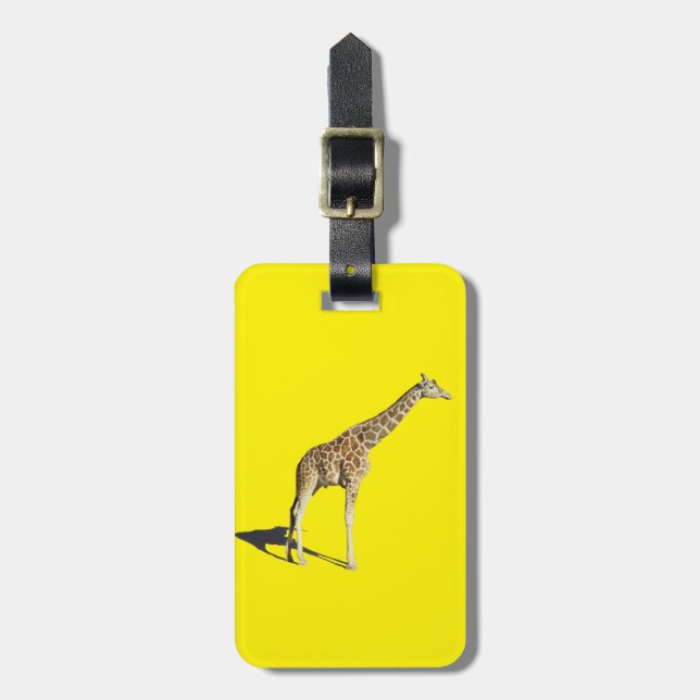 Giraffe Luggage Tag (Front Vertical)