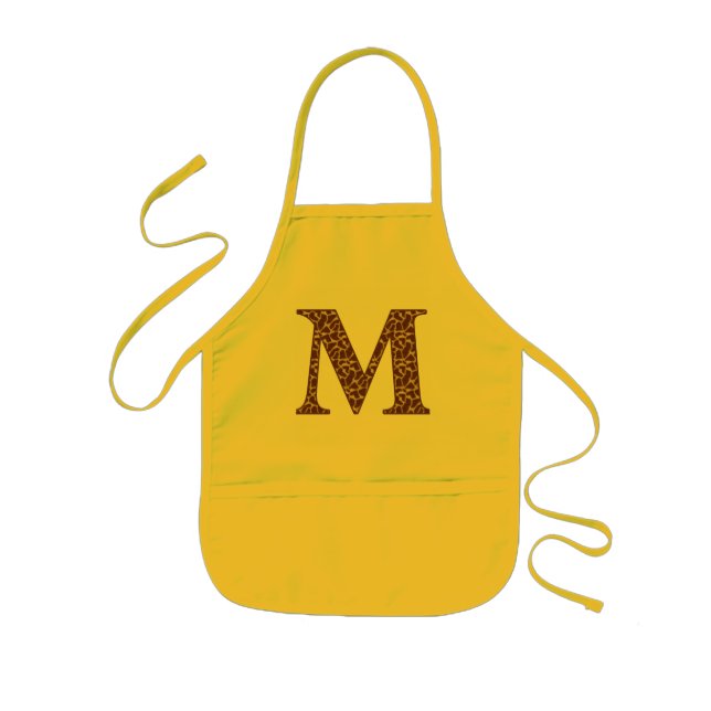 Giraffe M Kids' Apron (Front)
