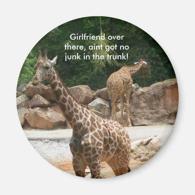 Giraffe Magnet - Customized (Front)