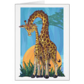 Giraffe Mama and Baby (Front)