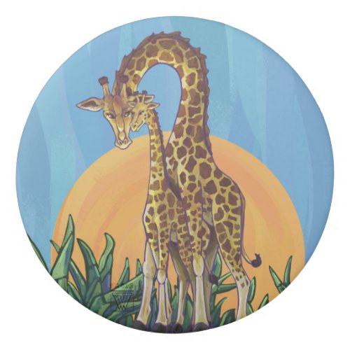 Giraffe Mama and Baby Art Eraser