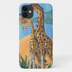 Giraffe Mama and Baby Case-Mate iPhone Case