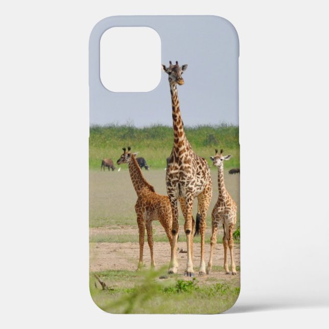 Giraffe Mama and kids Case-Mate iPhone Case (Back)