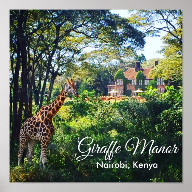 Giraffe Manor Poster (Front)