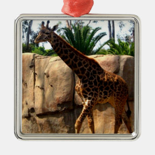 Giraffe Metal Ornament